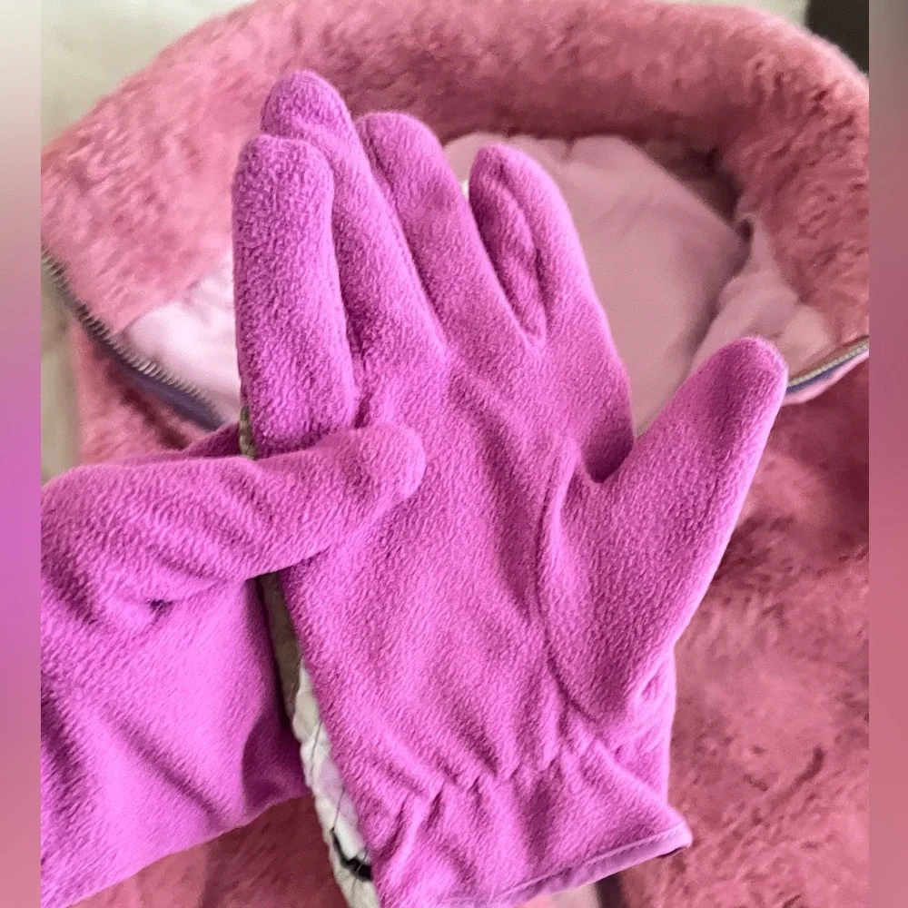 Vera Bradley Pink Green Floral Gloves